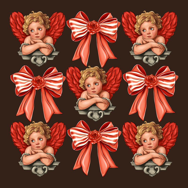 Valentines Eros And Bow Heavy Core Tee by CowhideDigitalArt | Teevron