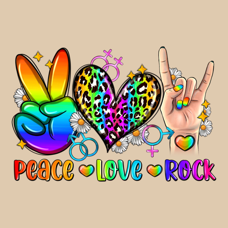 Peace Love Rock Heavyweight Sweatshirt by Zillion Design Studio | Teevron