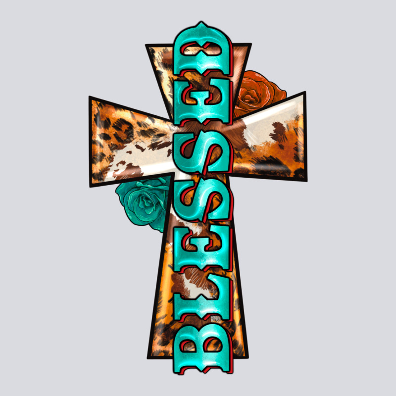 Blessed Cross Zipper Hoodie by BarkalooDesign | Teevron