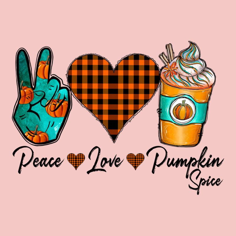 Peace Love Pumpkin Spice Urban Heavy Tee by CowhideDigitalArt | Teevron