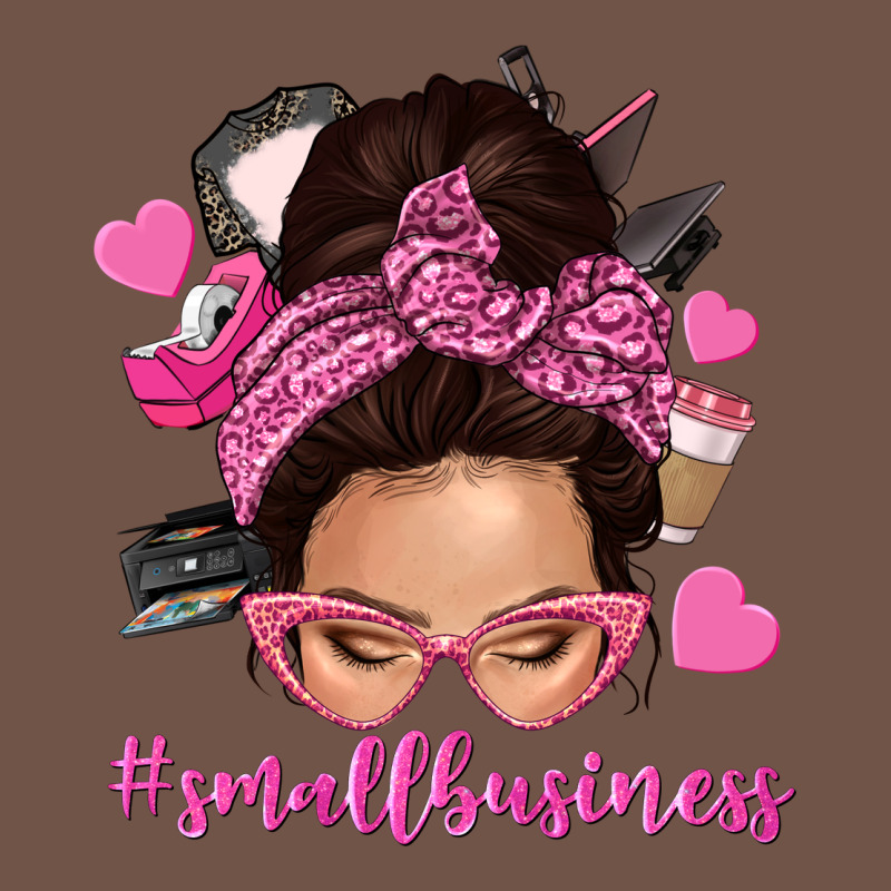 Small Business Messy Bun Premium Sweatshirt by NancyCooperArtShop | Teevron