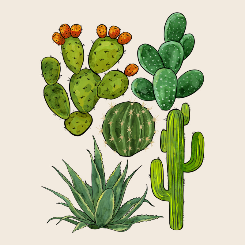 Watercolor Cactus Bundle Preview Zipper Hoodie by BarkalooDesign | Teevron