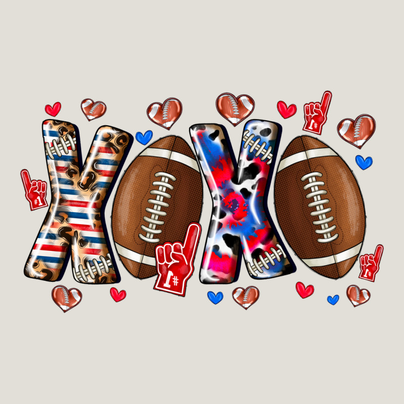 Xox Football Heavy Core Tee by CowhideDigitalArt | Teevron