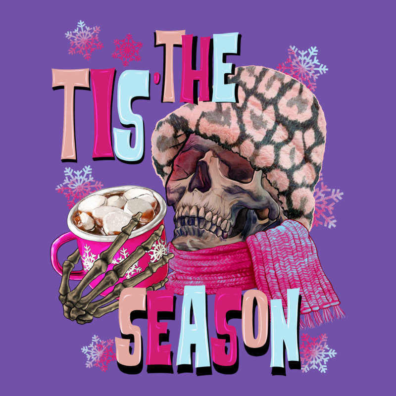 Tis The Season Winter Skull Premium Sweatshirt by NancyCooperArtShop | Teevron