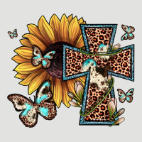 Leopard Cross Sunflower Butterfly Classic Tee | Teevron