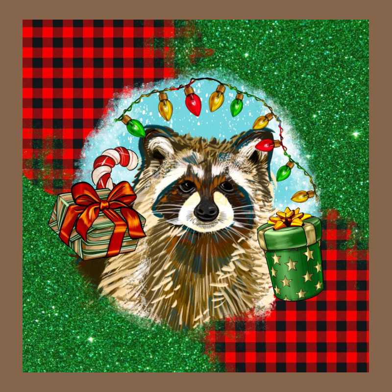 Christmas Raccoon Premium Tee by BarkalooDesign | Teevron