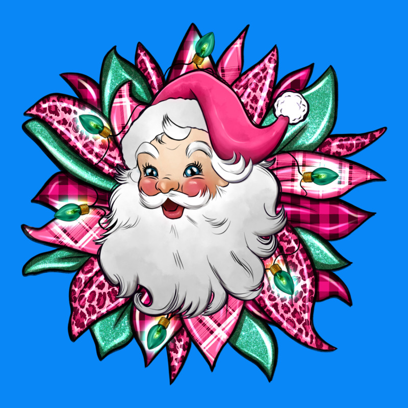 Pink Christmas Santa Claus Sunflower Zipper Hoodie by Jasminsmagicworld | Teevron
