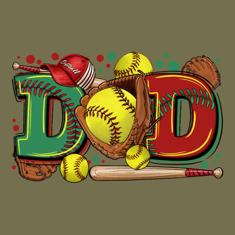 Dad Softball Vintage Hoodie by Zillion Design Studio | Teevron