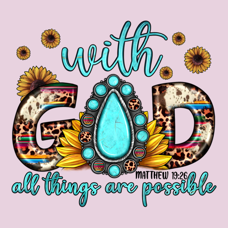 With God All Things Are Possible Matthew 19 26 Classic Tee by JahusDesignShop | Teevron