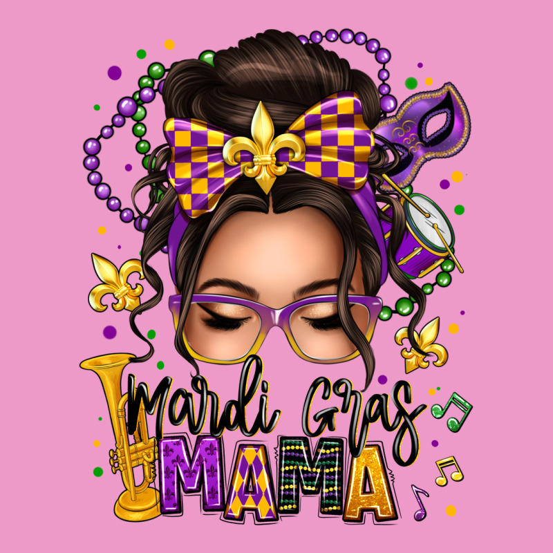 Mardi Gras Mama Messy Bun Urban Hoodie by texasbilliewilder | Teevron