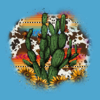Cowhide Aztec Sunflowers Cactus Premium Hoodie | Teevron
