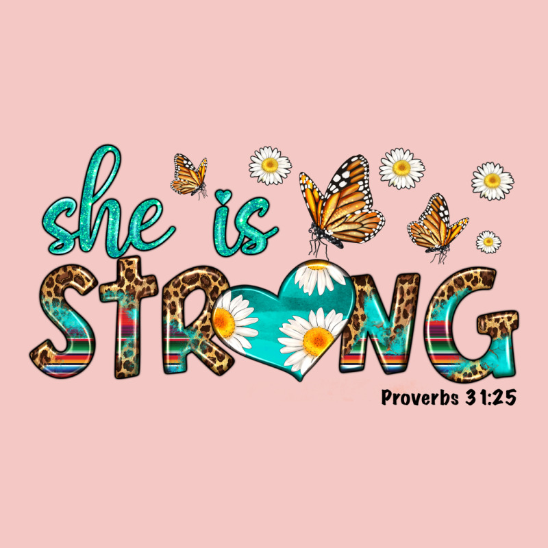 She Is Strong Urban Heavy Tee by HRA Design Shop | Teevron
