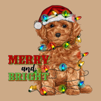 Merry And Bright Toy Poodle Vintage Hoodie | Teevron