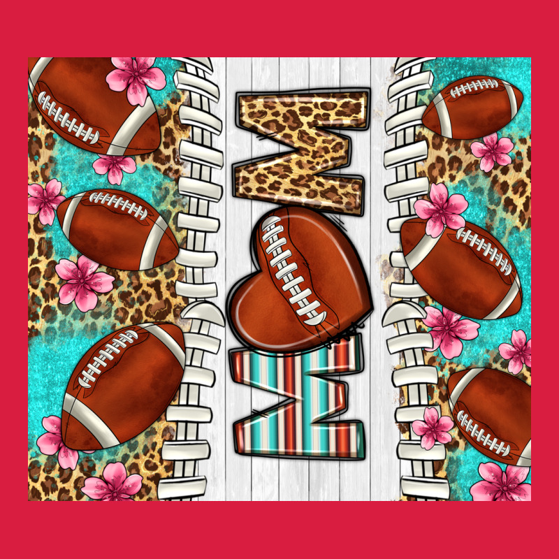 American Football Mom Premium Hoodie by LillyAllenDesigns | Teevron