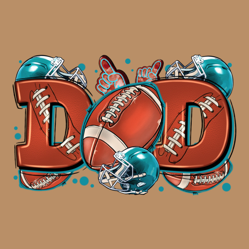 Dad American Football Vintage Hoodie by Zillion Design Studio | Teevron