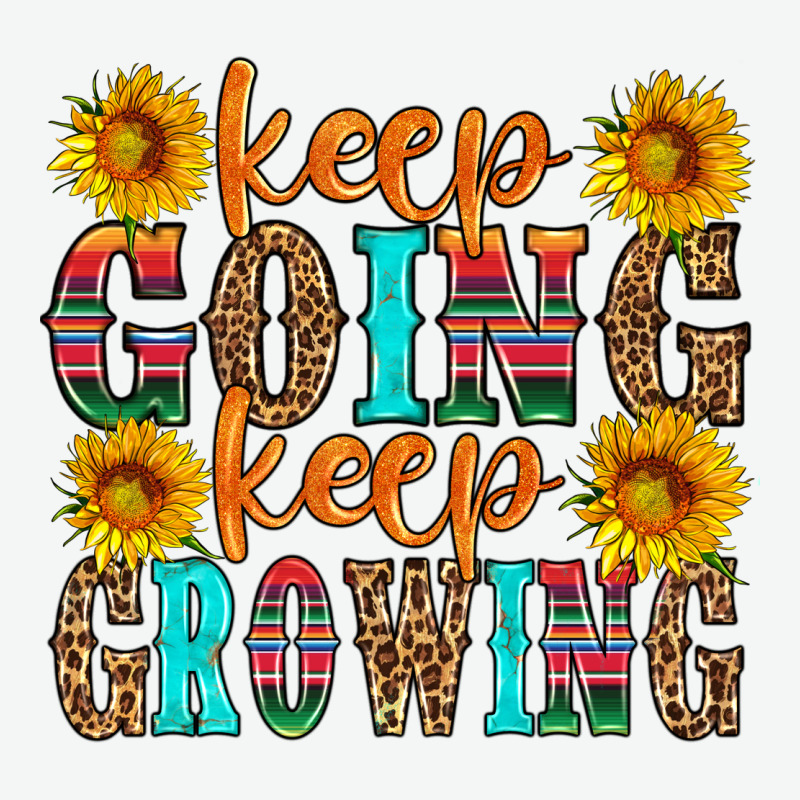 Keep Going Keep Growing Urban Heavy Tee by HRA Design Shop | Teevron