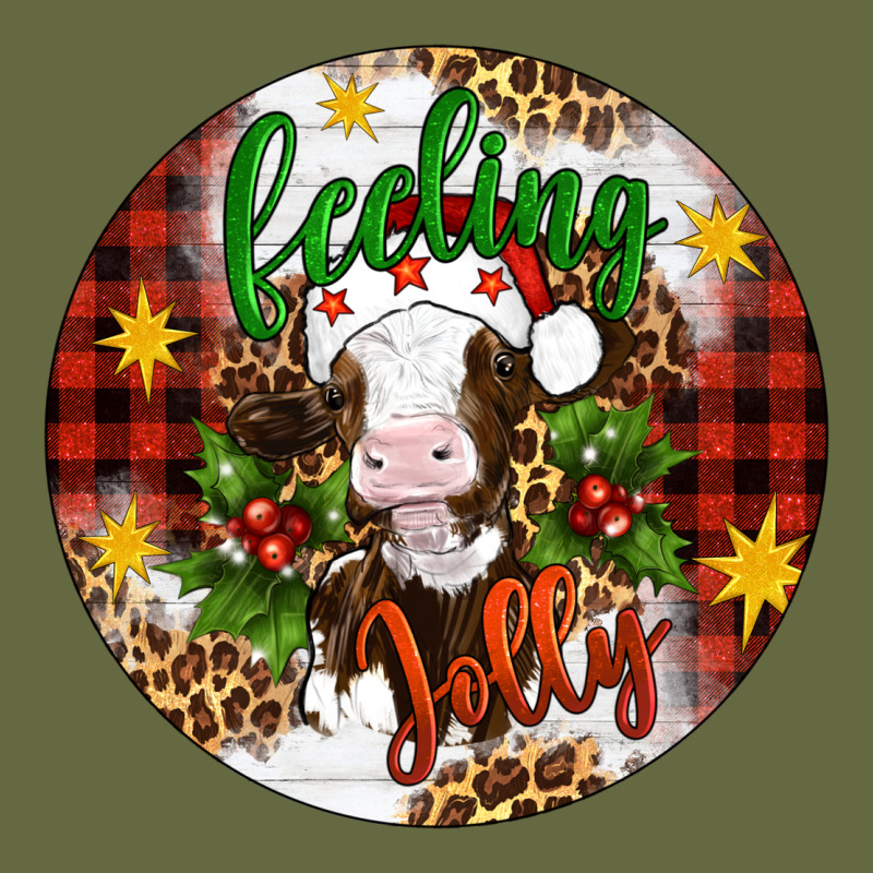 Christmas Feeling Jolly Cow Ornament Long Sleeve Tee by Artiststas | Teevron