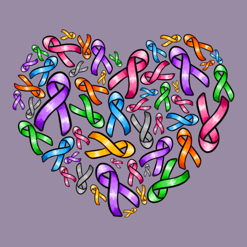 Cancer Ribbon Heart Classic Tee by AdoDesignShop | Teevron
