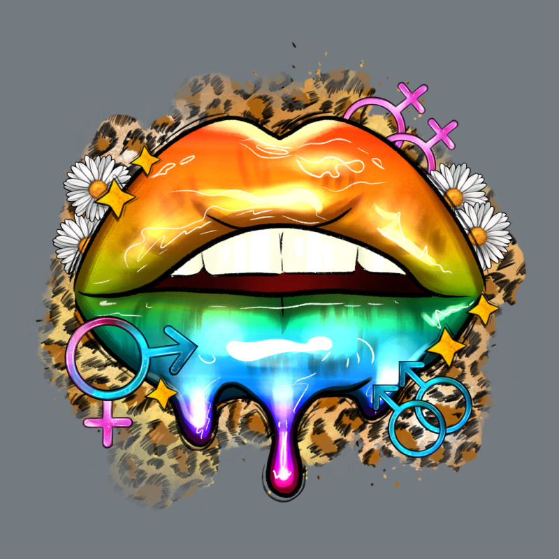 Rainbow Lips Heavyweight Sweatshirt by Zillion Design Studio | Teevron