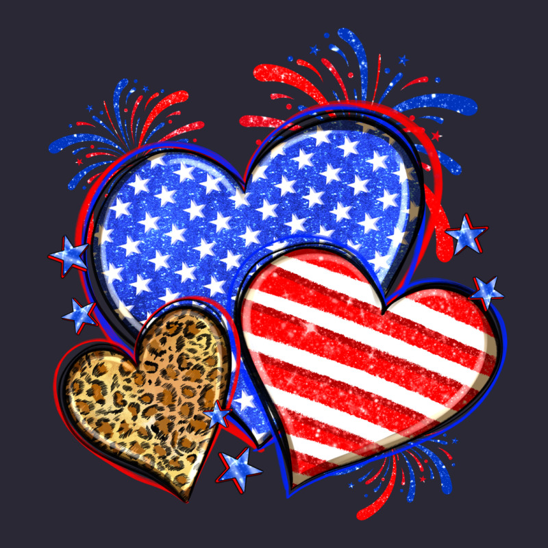 American Flag Leopard Hearts Vintage Tee by Neo Western | Teevron