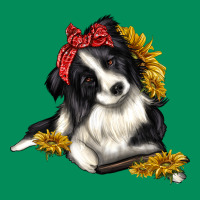 Border Collie With Bandanna Urban Hoodie | Teevron