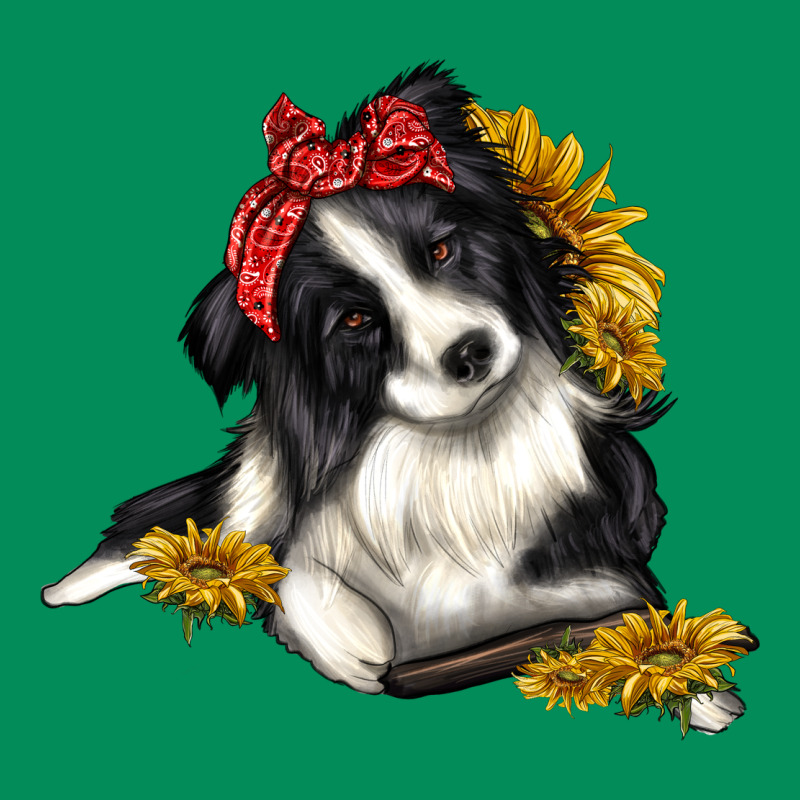 Border Collie With Bandanna Urban Hoodie by texasbilliewilder | Teevron