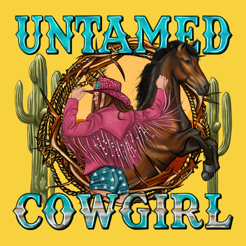 Untamed Cowgirl Premium Sweatshirt by NancyCooperArtShop | Teevron