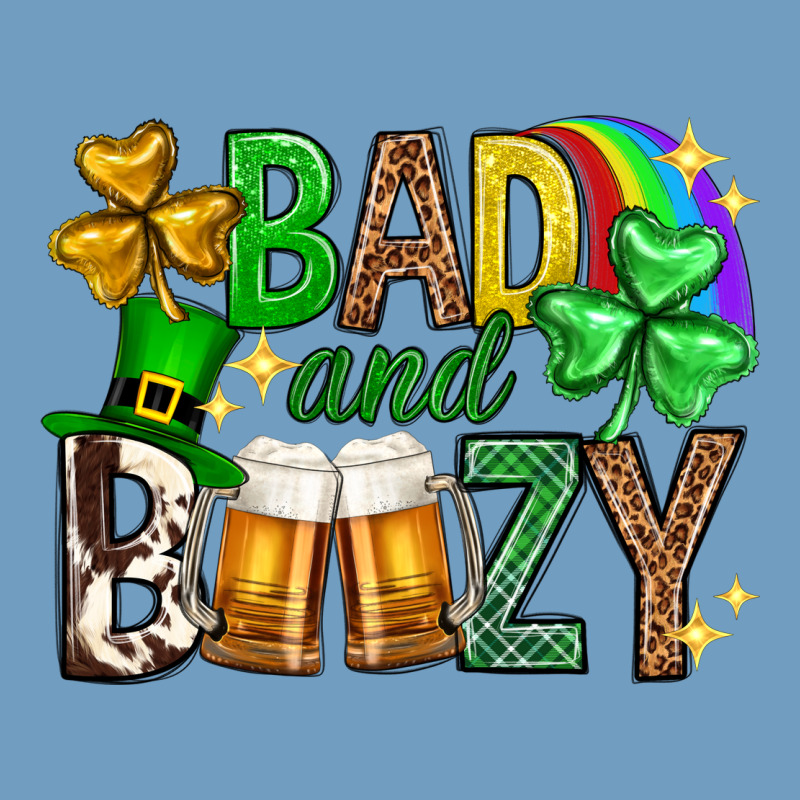 Bad And Boozy St. Patricks Day Urban Heavy Tee by Neo Western | Teevron