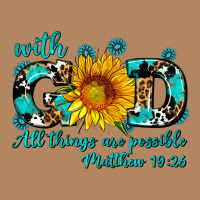 With God All Things Are Possible Sunflower Long Sleeve Tee | Teevron