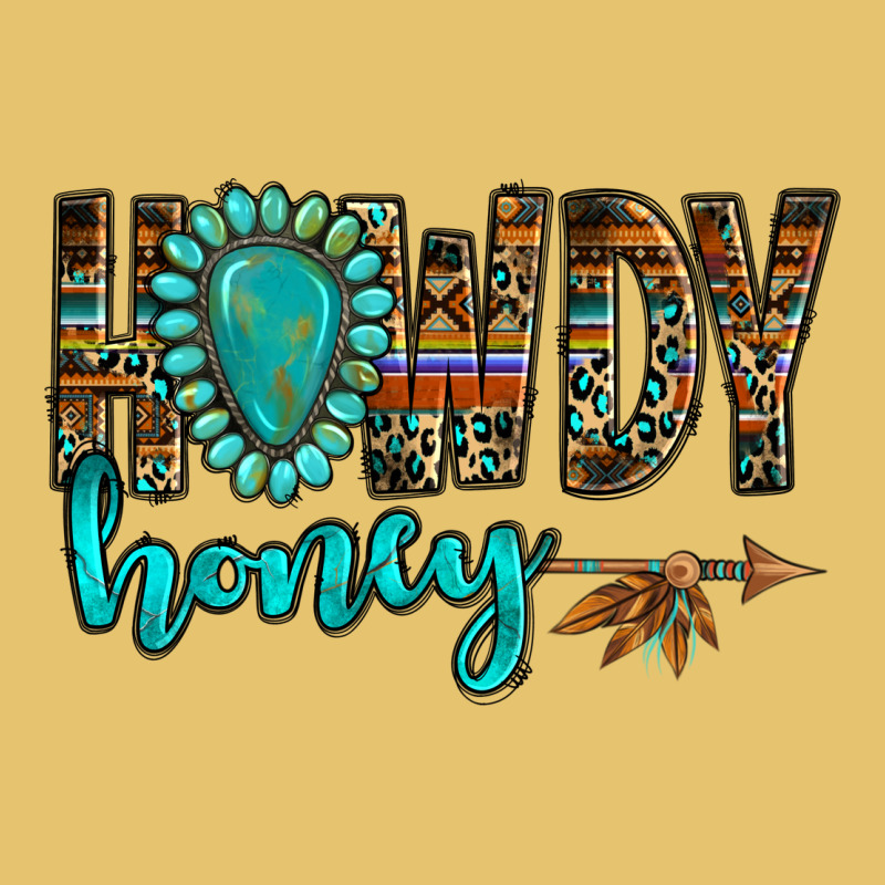 Western Howdy Honey Arrow Gemstone Premium Sweatshirt by NancyCooperArtShop | Teevron
