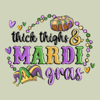 Thick Thighs Mardi Gras Heavyweight Hoodie | Teevron
