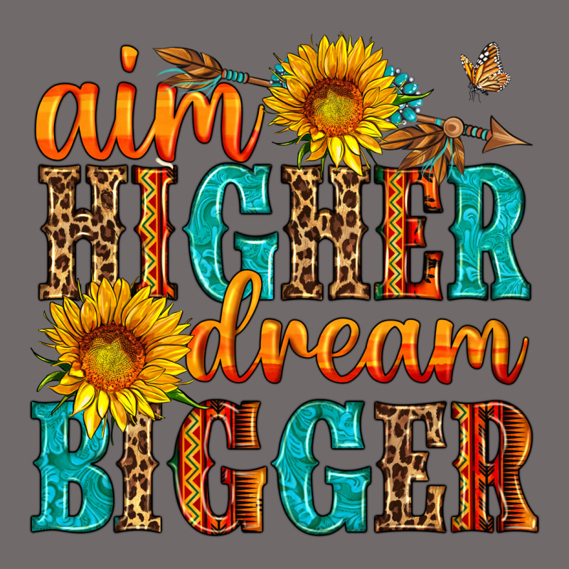 Aim Higher Dream Bigger Urban Heavy Tee by HRA Design Shop | Teevron