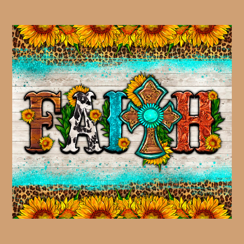 Faith Cross And Sunflower Tumbler Vintage Tee by HRA Design Shop | Teevron