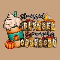 Stressed Blessed Pumpkin Obsessed Vintage Tee | Teevron