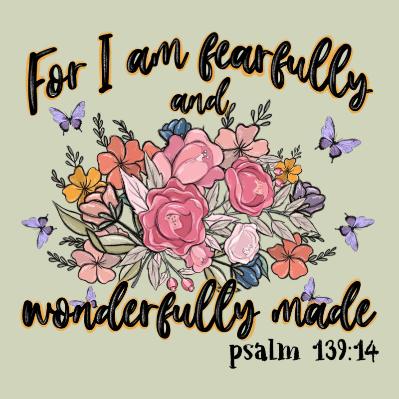 For I Am Fearfully And Wonderfully Made Heavyweight Hoodie by MaliasSmallBusiness | Teevron