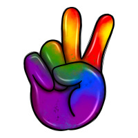pride peace hand | Teevron