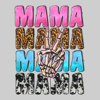 Mama Skeleton Peace Leopard Pattern Premium Sweatshirt | Teevron