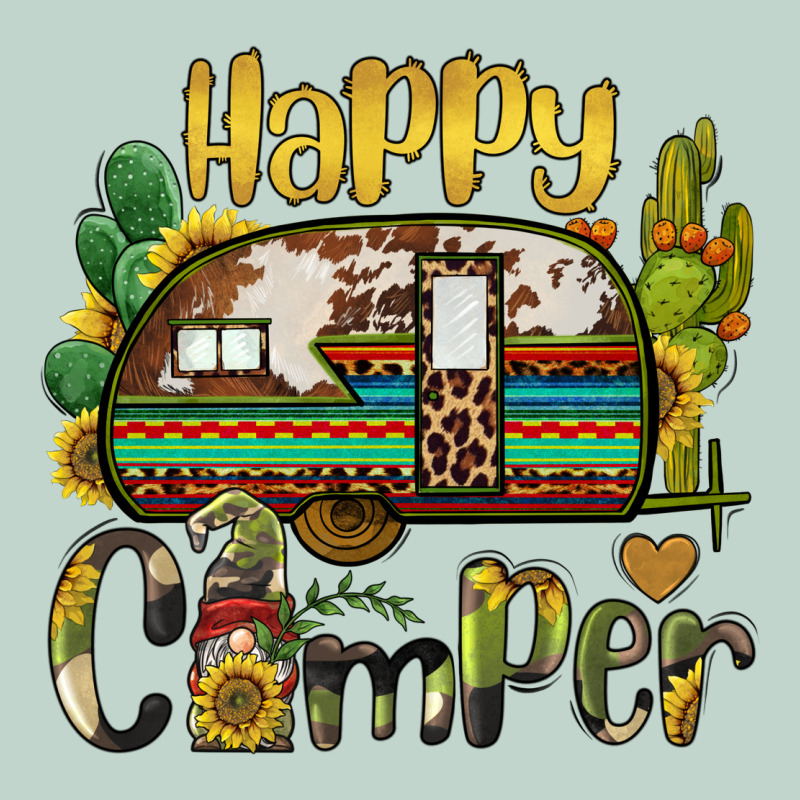 Happy Camper Caravan And Gnome Zipper Hoodie by BarkalooDesign | Teevron