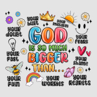 God Is So Much Bigger Than... Premium Sweatshirt | Teevron