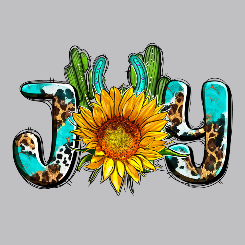 Joy With Sunflower And Cactus Ado Long Sleeve Tee by AdoDesignShop | Teevron