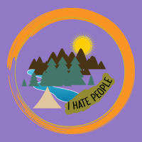 I Hate People Camping Hiking Urban Hoodie | Teevron