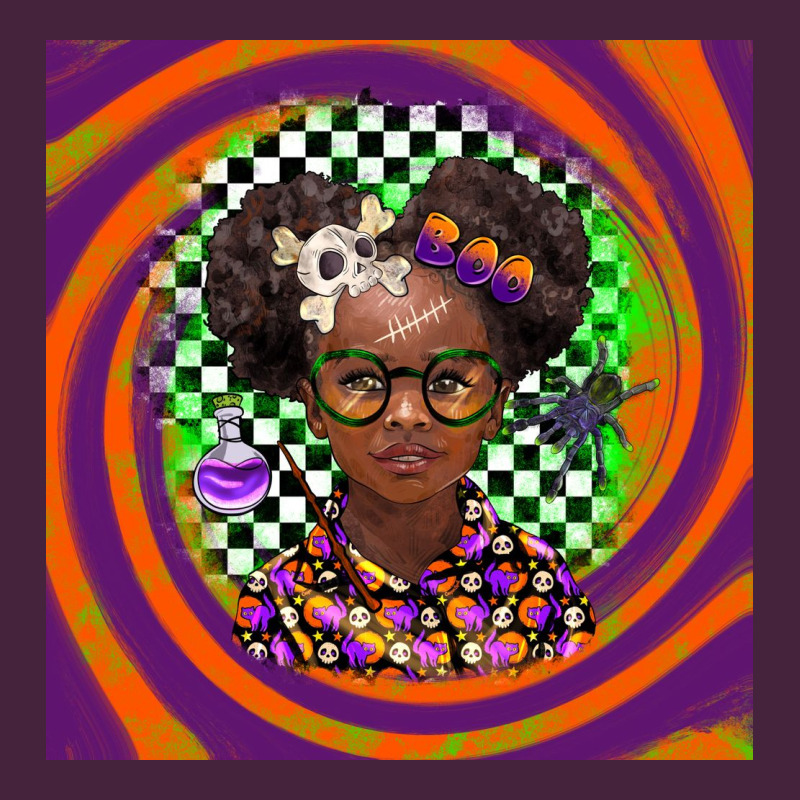 Halloween African Girl Premium Tee by BarkalooDesign | Teevron