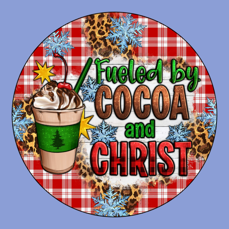 Christmas Fueled By Cocoa And Christ Ornament Long Sleeve Tee by Artiststas | Teevron