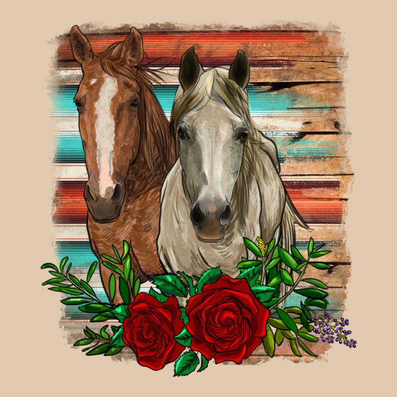 Horses With Roses Heavyweight Sweatshirt by RanaPortraitStore | Teevron