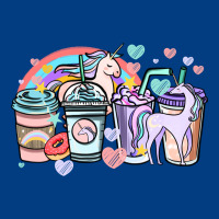 Unicorn Coffee Cups Premium Sweatshirt | Teevron