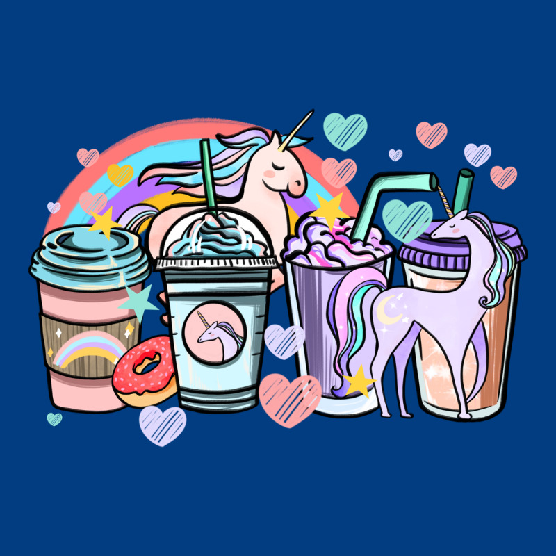 Unicorn Coffee Cups Premium Sweatshirt by NancyCooperArtShop | Teevron