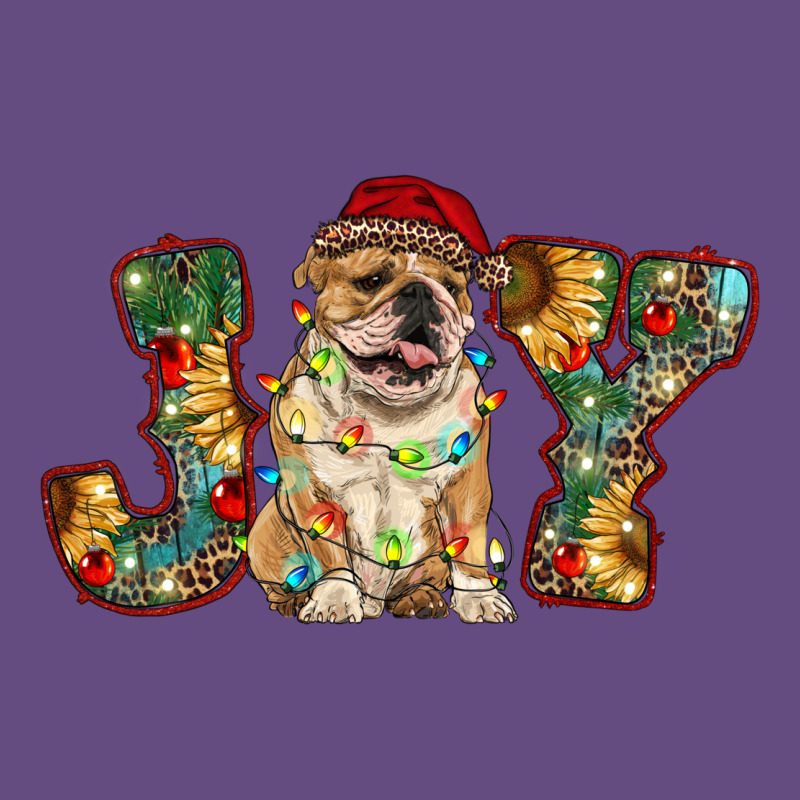 Bulldog Christmas Joy Vintage Hoodie by RanaPortraitStore | Teevron