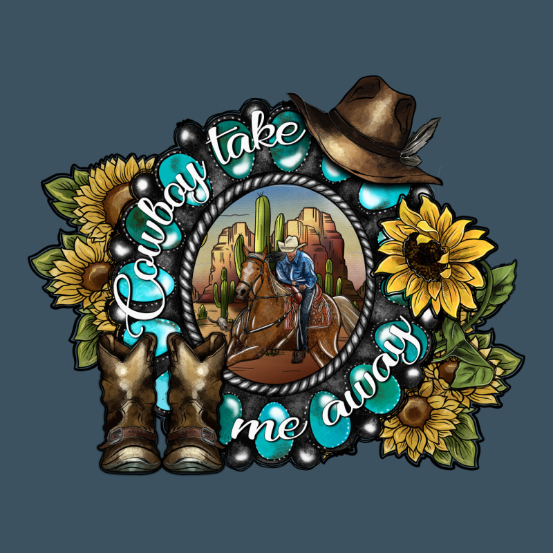 Cowboy Take Me Away 2 Urban Heavy Tee by SublimationCraftShop | Teevron
