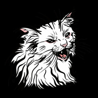 Drawing Cat Heavy Core Tee | Teevron