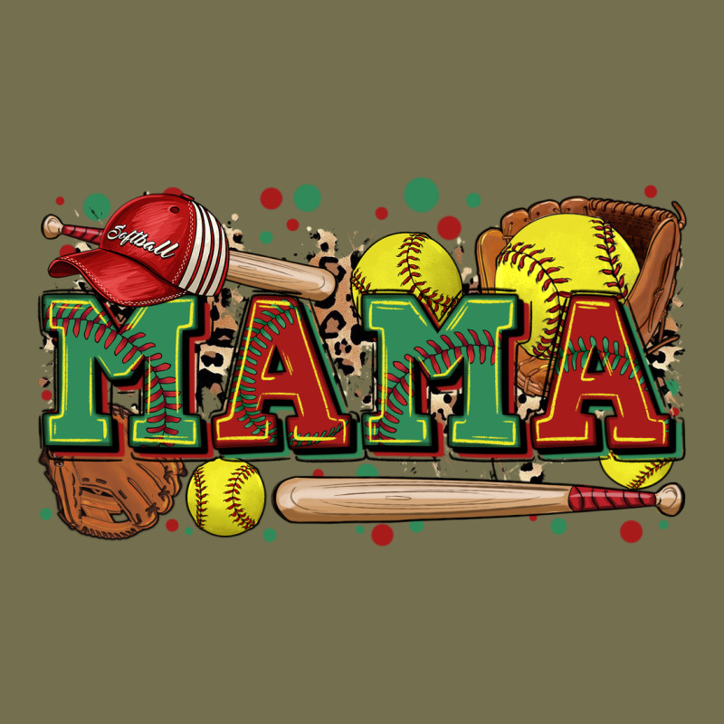 Mama Softball Vintage Hoodie by Zillion Design Studio | Teevron